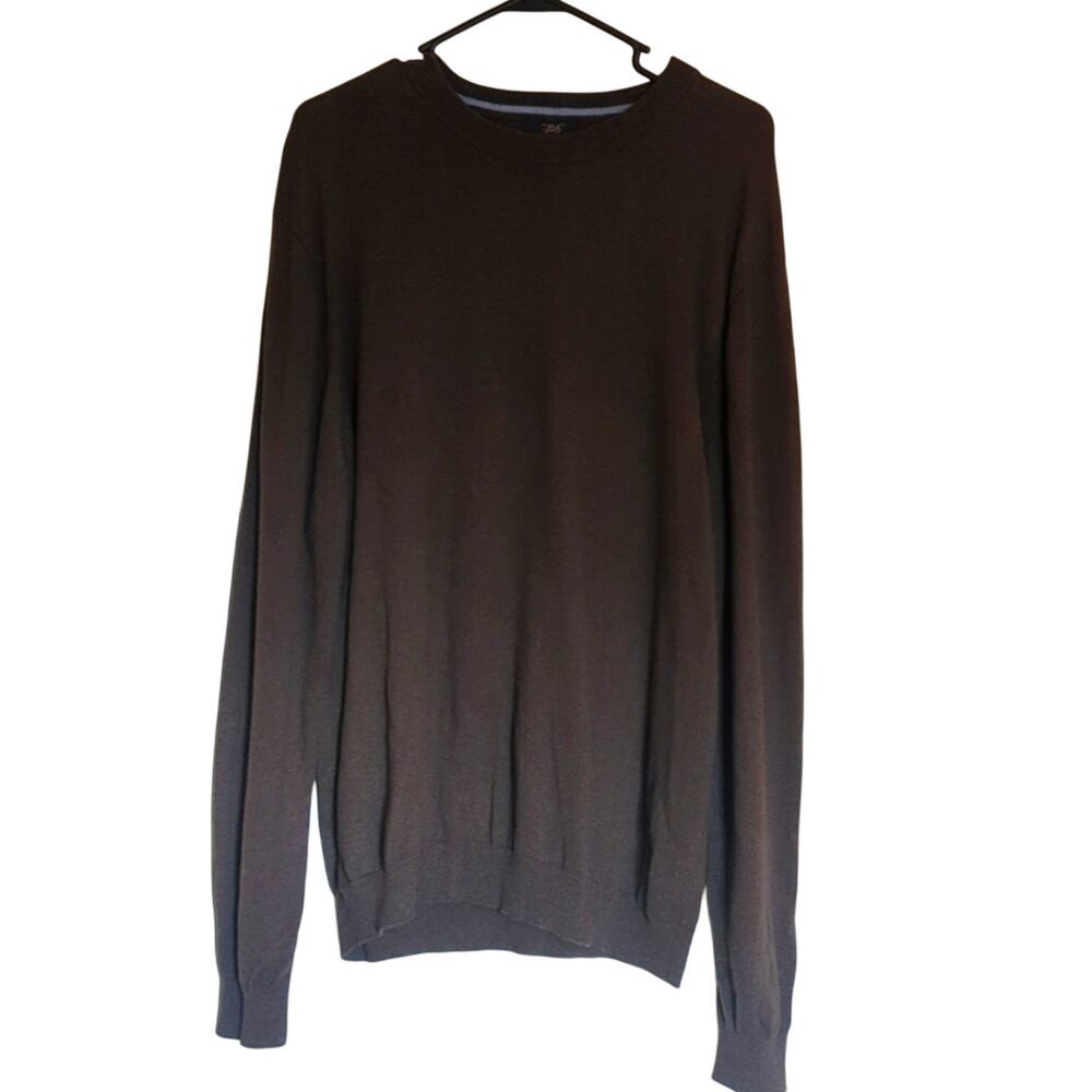 Brooks Brothers 346 Brown Cotton/Cashmere Blend Crewneck Sweater Men's XLize XL